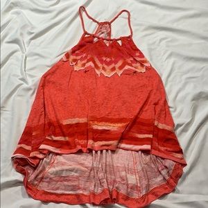 Free people. Beach. Pink.